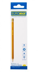 Графітовий олівець Professional H, жовтий, без гумки, 12 шт. в коробці