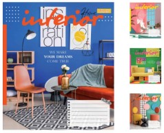 А5/60 кл. 1В Interior, тетрадь для записей 10 шт в уп. //