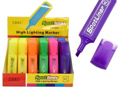 Текстовиділювач неоновий, мікс кольорів, ціна за 36 шт. //