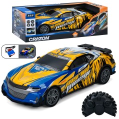 Машинка на радиоуправлении 2,4G 1:12 аккумулятор 39см свет, резиновые колеса корпус не бьется USB-зарядное