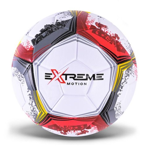 МЯЧ ФУТБОЛЬНЫЙ, №5, PVC 400 ГР, БЕЛО-КРАСНЫЙ