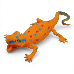 Антистресс-тянучка ящерица оранжевая