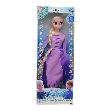 Лялька "Холодне серце: Ельза" (в бузковому)