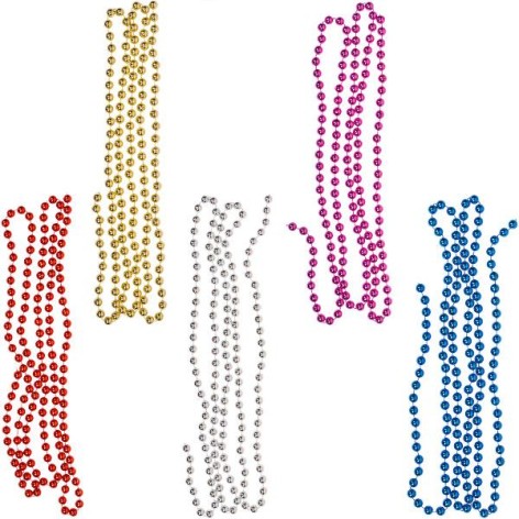 Декоративные бусы на елку 8мм 8070-8-5м //