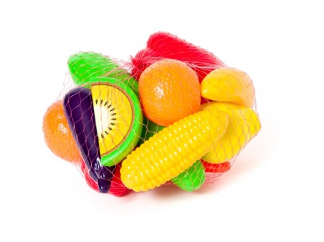 Фрукти та овочі іграшкові у наборі 16 предметів Оріон