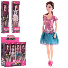 Лялька шарнірна, 29,5см, в кор-ці, (3вида) /6/72/12шт в кор. 33-33,5-15см