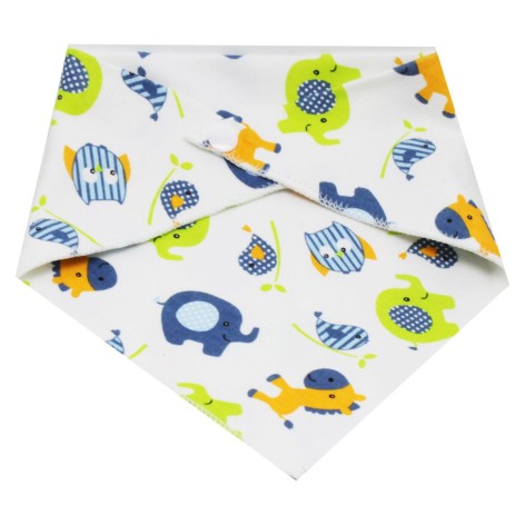 Слюнявчик тканевый на кнопке 