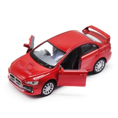 Машинка KINSMART "Mitsubishi Lancer Evolution X" (красная)