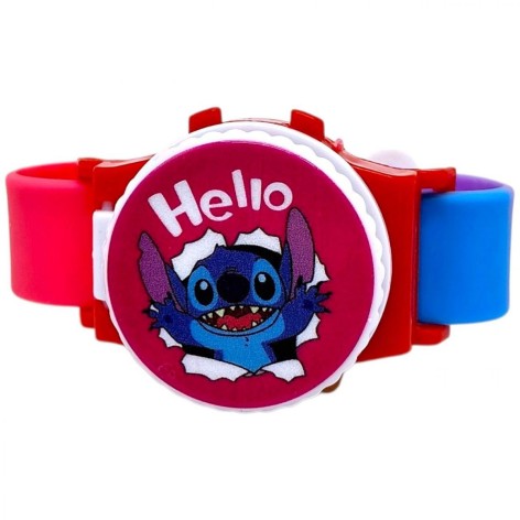 Детские часы Стич / Stitch (Малиновый)