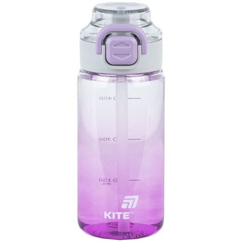 Бутылочка для воды, 600 мл, фиолетовая