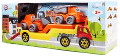 Машинка игрушечная Автовоз со стройплощадкой Технок