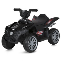 Квадроцикл M 6181EL-2 (1шт) 2мотори*25W, 1акум12V7AH, муз,світло, MP3, USB, EVA, TF, шкіра, чорний