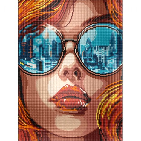 Алмазная мозаика "Пейзаж Лондона" 30х40 см