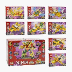 Конструктор, герой, подвижные конечности, среднее количество деталей: 43шт., в кор, МИКС 