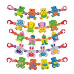 Брязкальце розтяжка на коляску, 6 видів, в кульку, 39см 