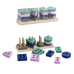 Дерев'яна логічна гра геометричний сортер