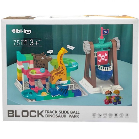 Конструктор на 75 деталей, “Динозавры”, фигурки для игры, в коробке