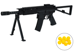 Автомат 57см, пластиковые шары, в п/э 19-55-4см 