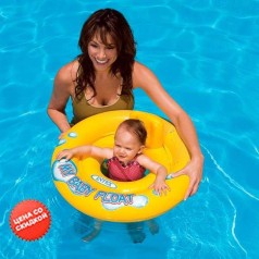Intex Детский круг-плотик со спинкой, диаметром 67см, от 1 до 2 лет