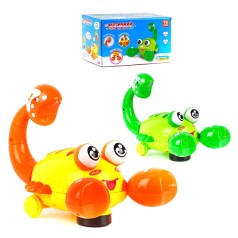 Музыкальный Скорпион двигает клешнями, хвостиком и глазами, в коробке