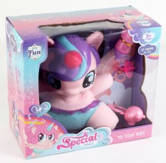 УЦЕНКА 30% Пони муз,бутылочка,пустышка,в кор.30*14,5*27,5 см 