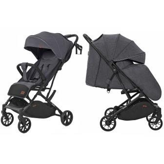Детская коляска для новорожденных прогулочная Carrello Presto CRL-9002 Oil Grey + дождевик М MOQ