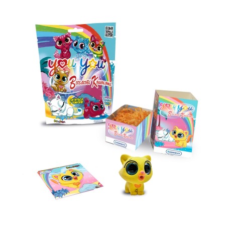 Коллекционная фигурка-сюрприз YOU YOU - РАДУШНЫЕ КОТЕНКИ (в диспл.)