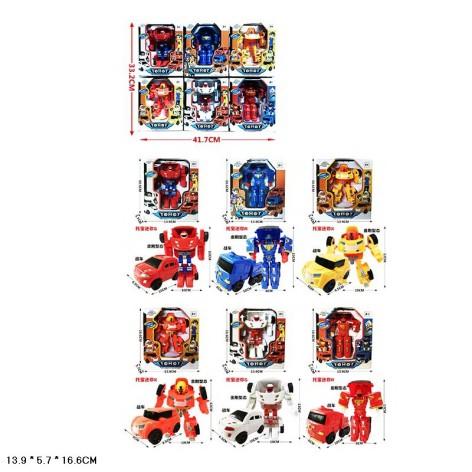 Трансформер 6 видов, кор. 