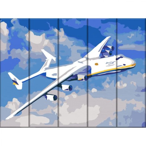 Живопис за номерами на дереві 