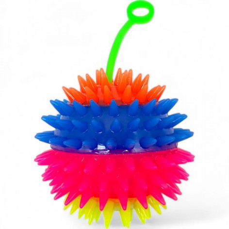 Мячик прыгунчик с шипами (7,5 см), микс видов