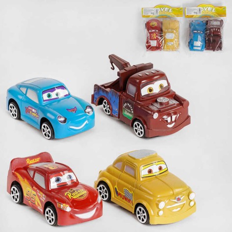 Набор машин 2 вида, 2 штуки, звук, инерция 