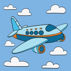 Набір 7+ для розпису за номерами 