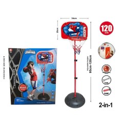 Баскетбол герой, мяч, насос, кольцо, регулируемая высота до 120 см, в кор. /24/