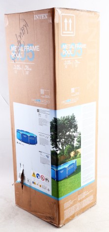 УЦЕНКА 20% Бассейн каркасный 305-76см, 4485л, в кор-це, 30-28-87,5см /1/