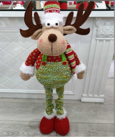 Новорічна декоративна іграшка Олень висота 54 см C67837