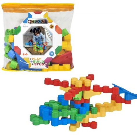 Дитячий конструктор MIC "Octagon" 78 елементів (78 ел)