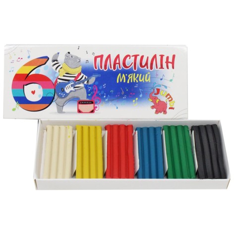 Пластилин. 6 цветов