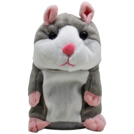 Інтерактивний хом'як-повторюшка, сірий