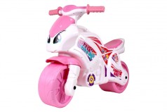 Толокар мотоцикл для девочки, розовый.