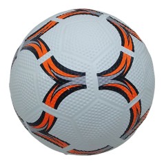 Мяч футбольный черный+оранж