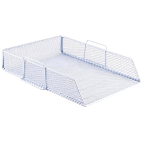 Лоток горизионтальный 80x280x340 мм метал, белый