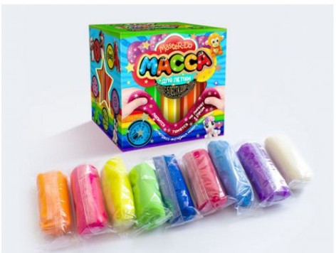 Масса для лепки "Master Do", 9 цветов по 20 г