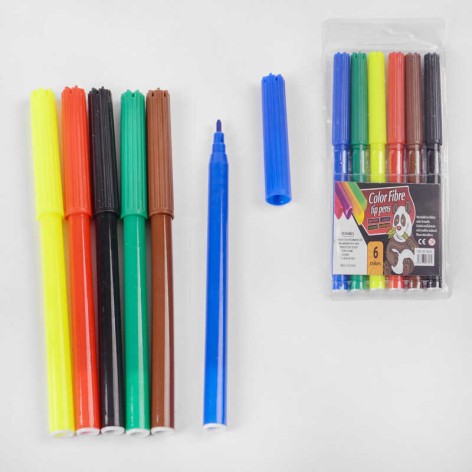 Фломастери 6 шт. в уп.