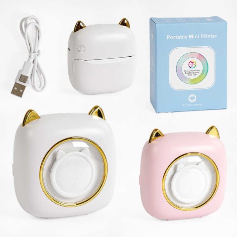 Принтер 2 кольори, чорно-білий колір друку, Bluetooth, USB-кабель, рулон термопаперу, інструкція, кор. 