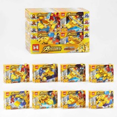Конструктор, супергерои, 8в1  /30/240/16шт в кор.