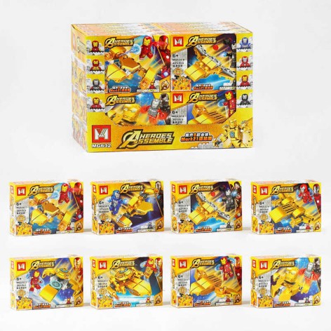 Конструктор, супергерої, 8в1  /30/240/16шт в кор.
