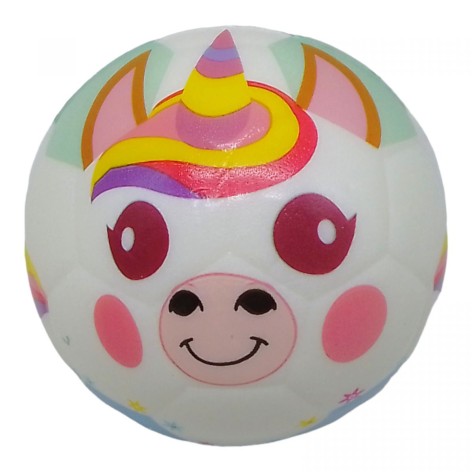 М'яч фомовий Єдиноріг 9 см рожевий