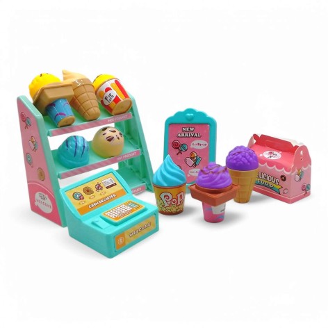Набір Супермаркет Вітрина з солодощами (бірюзовий)
