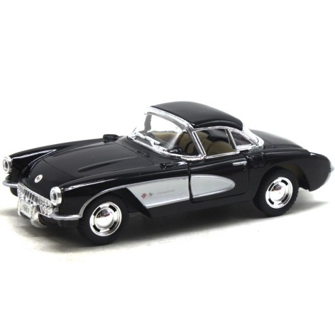 Машинка металева CHEVROLET CLASSIC CORVETTE 1957 чорна