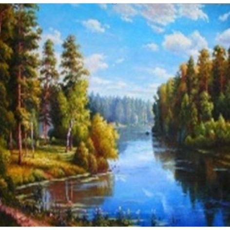 Алмазна мозаїка за номерами 40*50 